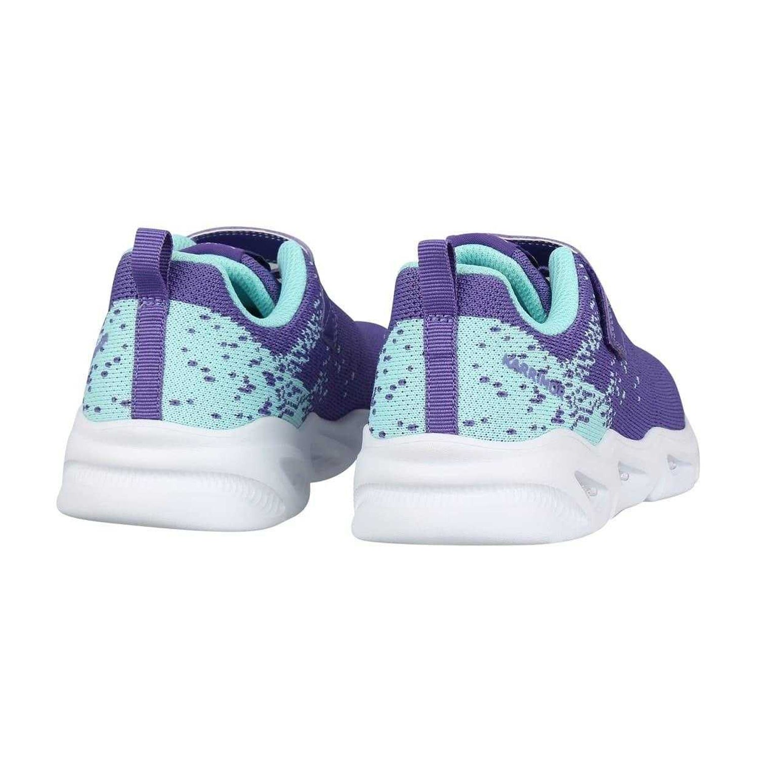 Purple-Cyan - Back - Karrimor Childrens-Kids Light Up Trainers