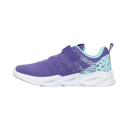 Purple-Cyan - Side - Karrimor Childrens-Kids Light Up Trainers