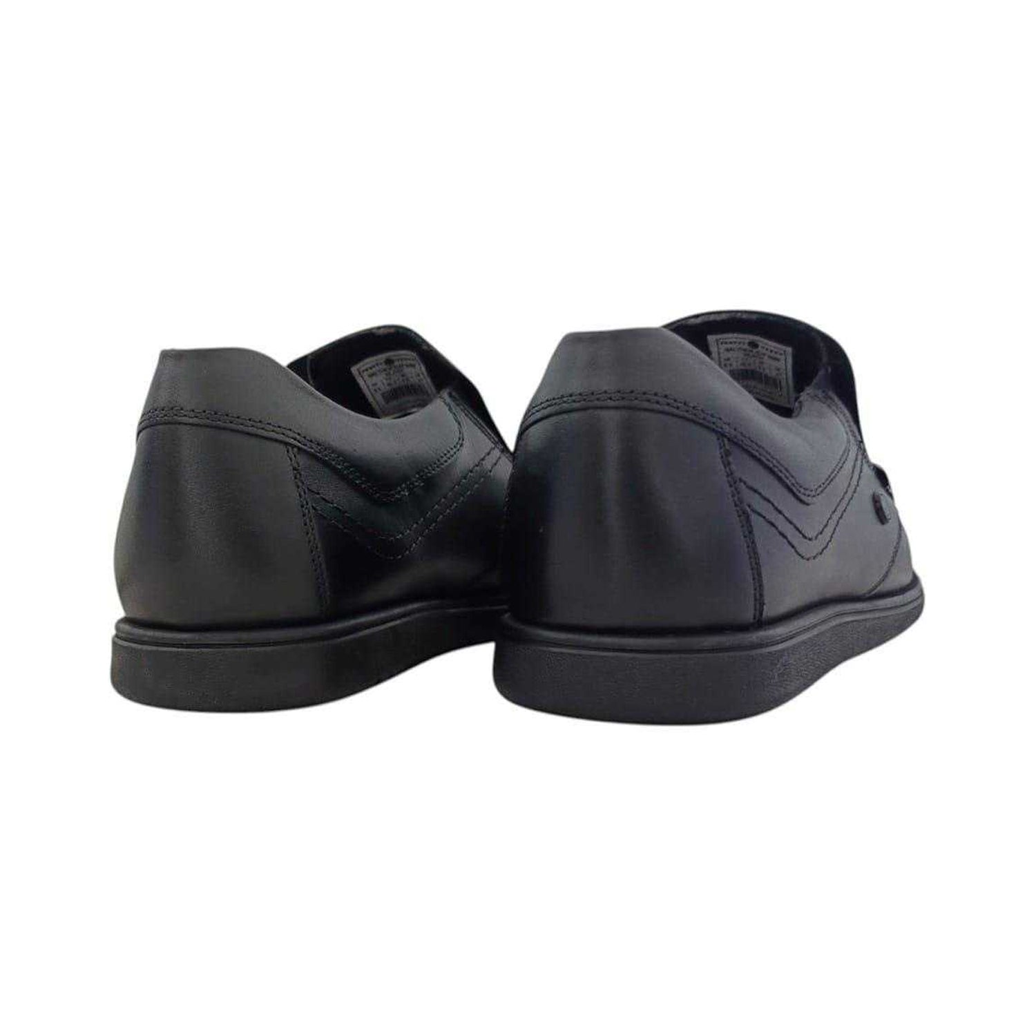 Black - Back - Pretty Green Mens Waltham Flat Loafers