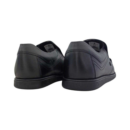 Black - Back - Pretty Green Mens Waltham Flat Loafers