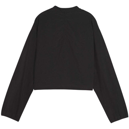 Puma Black - Back - Puma Womens-Ladies Crop Sweatshirt