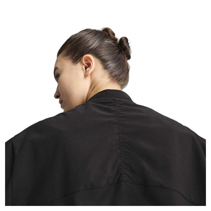 Puma Black - Side - Puma Womens-Ladies Crop Sweatshirt