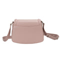 Beige - Back - Hugo Boss Ariell Leather Saddle Bag