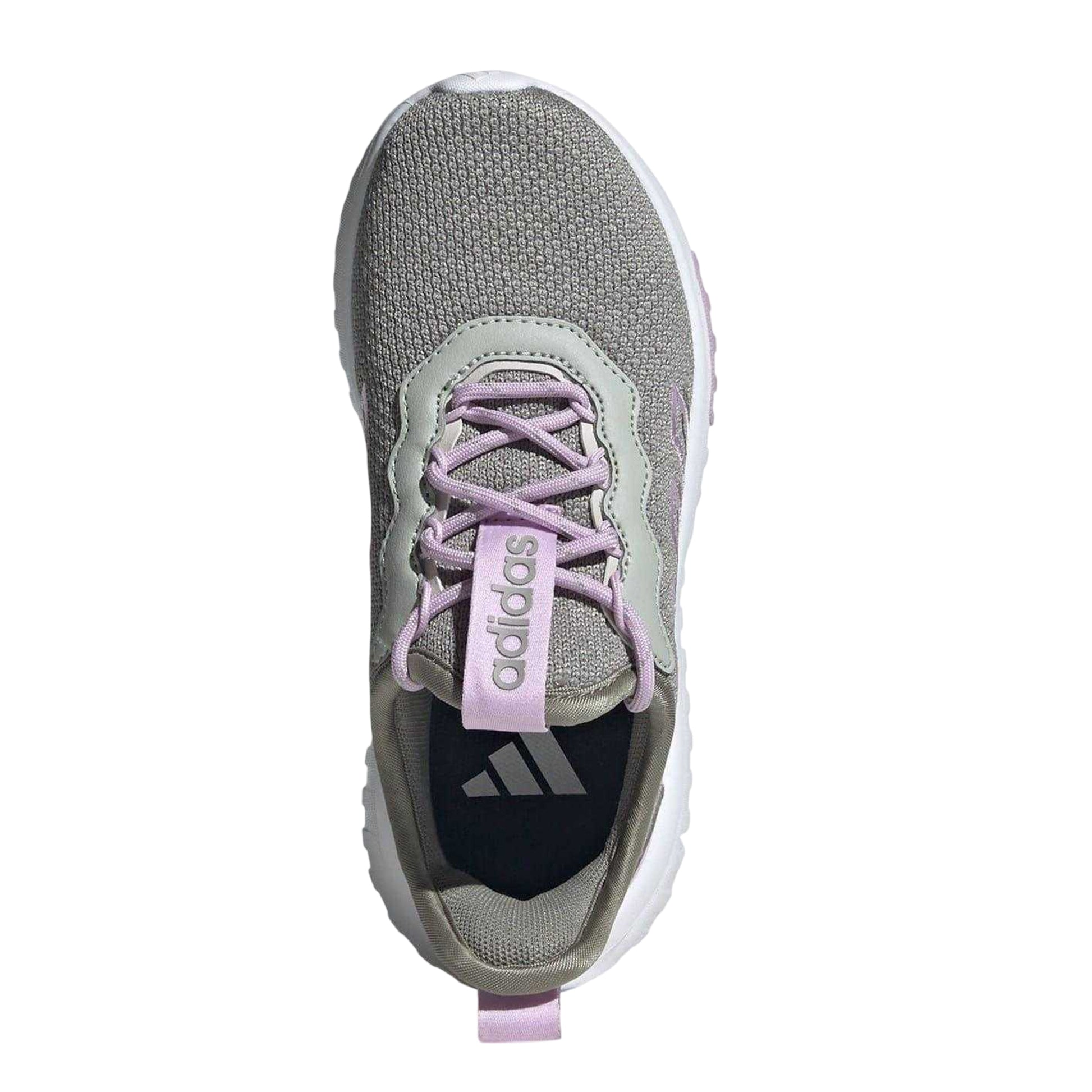 Grey-Lilac - Pack Shot - Adidas Childrens-Kids Kaptir 4.0 Trainers