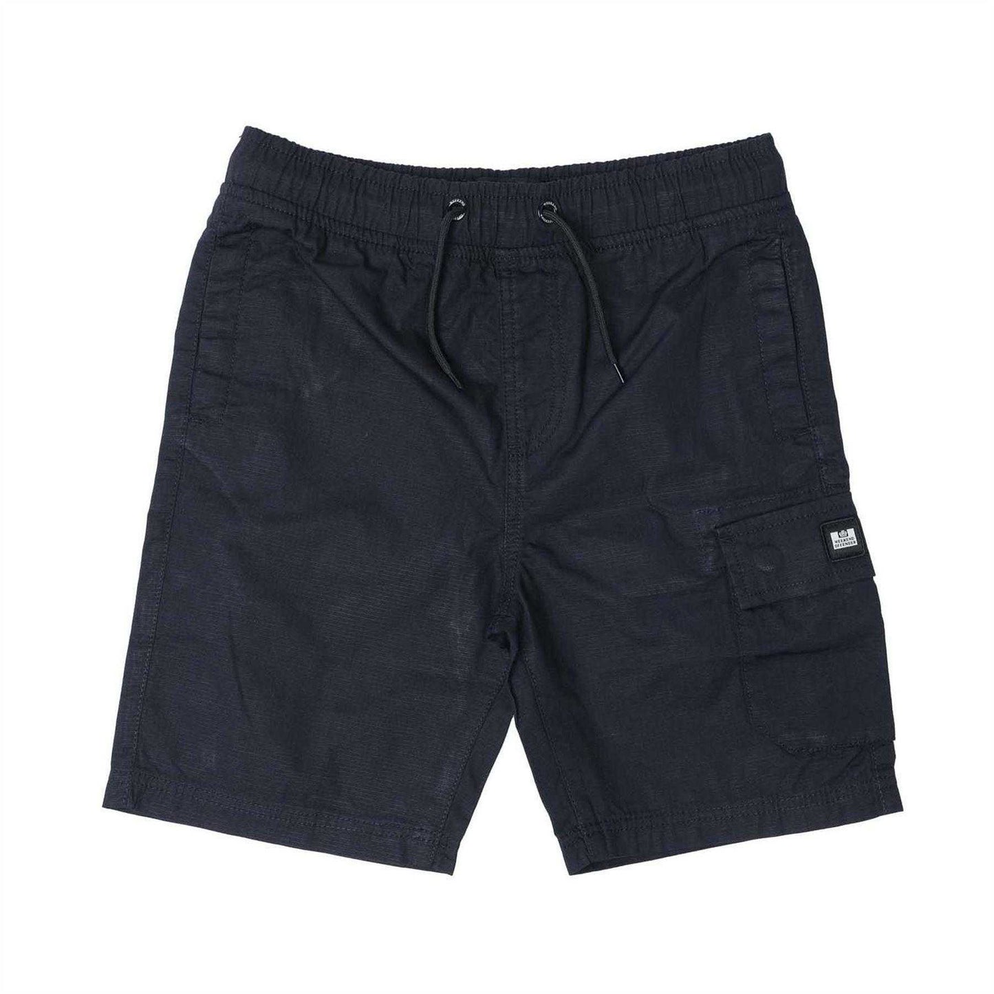 Navy - Front - Weekend Offender Mens River Plate Cargo Shorts