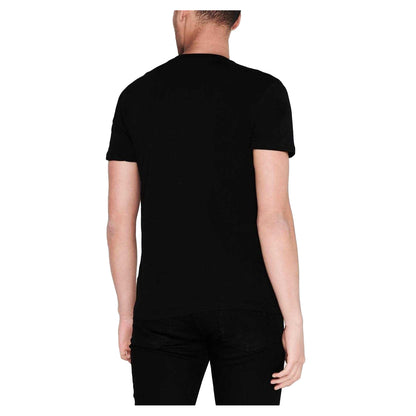 Black - Back - Alpha Industries Mens NASA Reflective T-Shirt