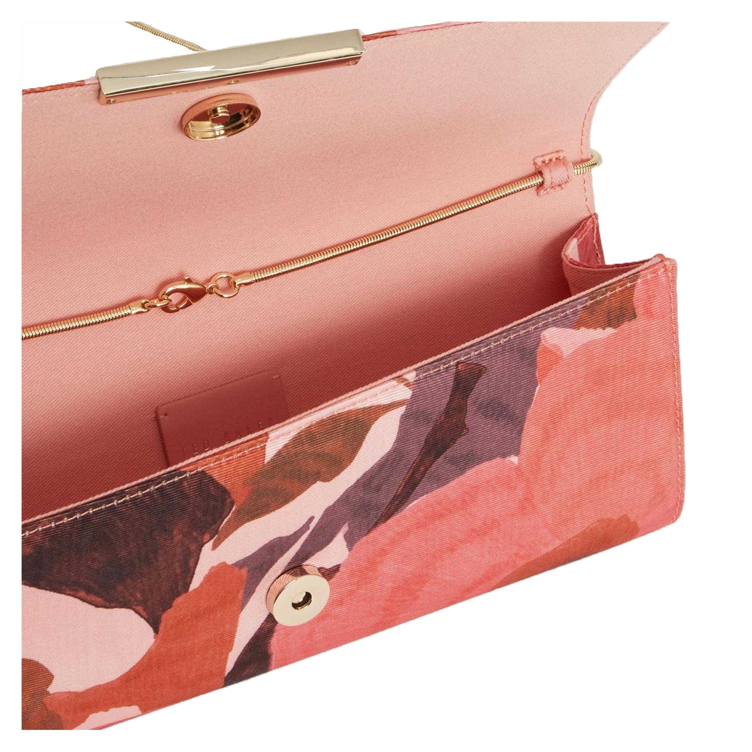 Dark Orange - Lifestyle - Ted Baker Floral Formal Clutch Bag