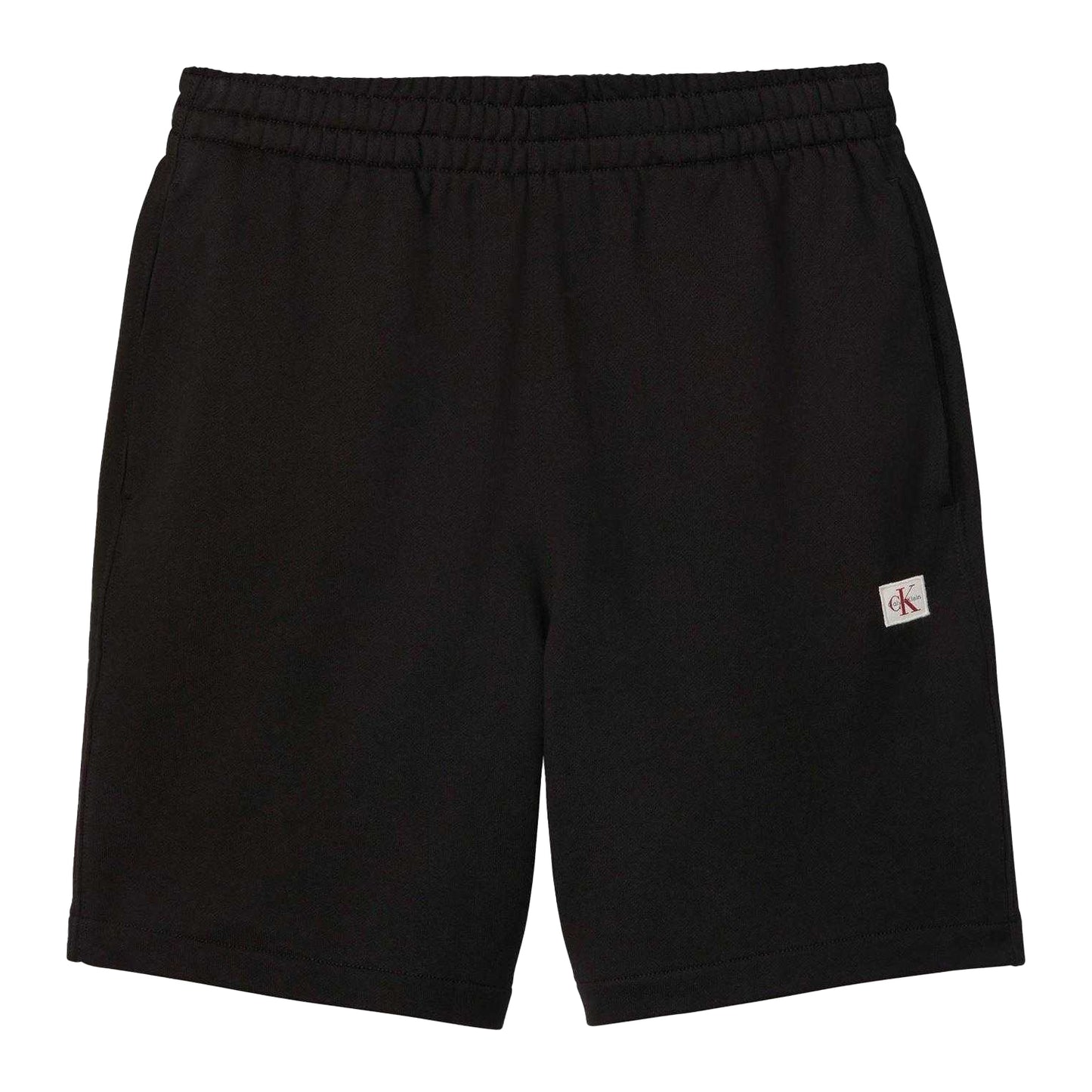 Black - Front - Calvin Klein Mens Badge Shorts