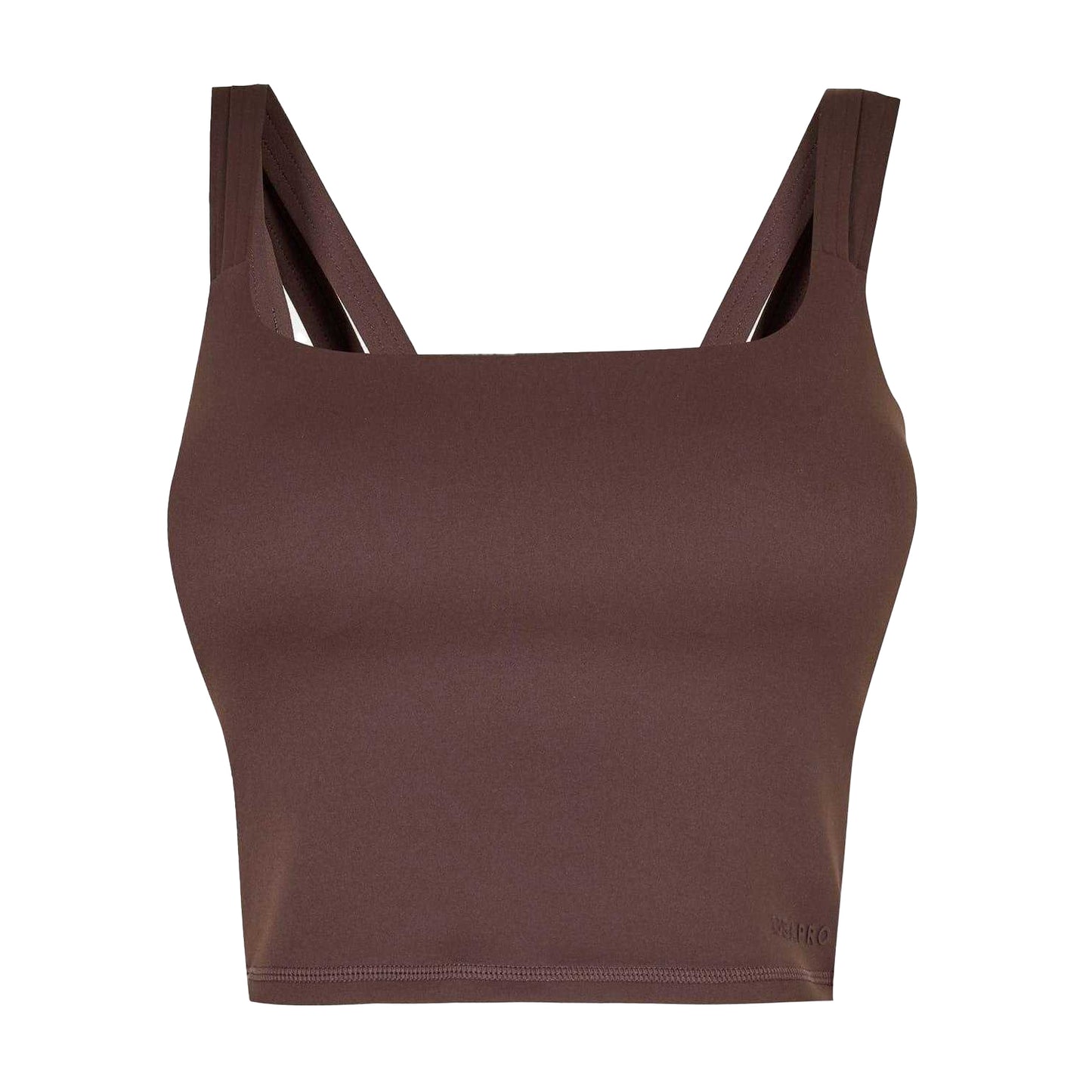 Espresso - Front - USA Womens-Ladies Square Neck Vest Top