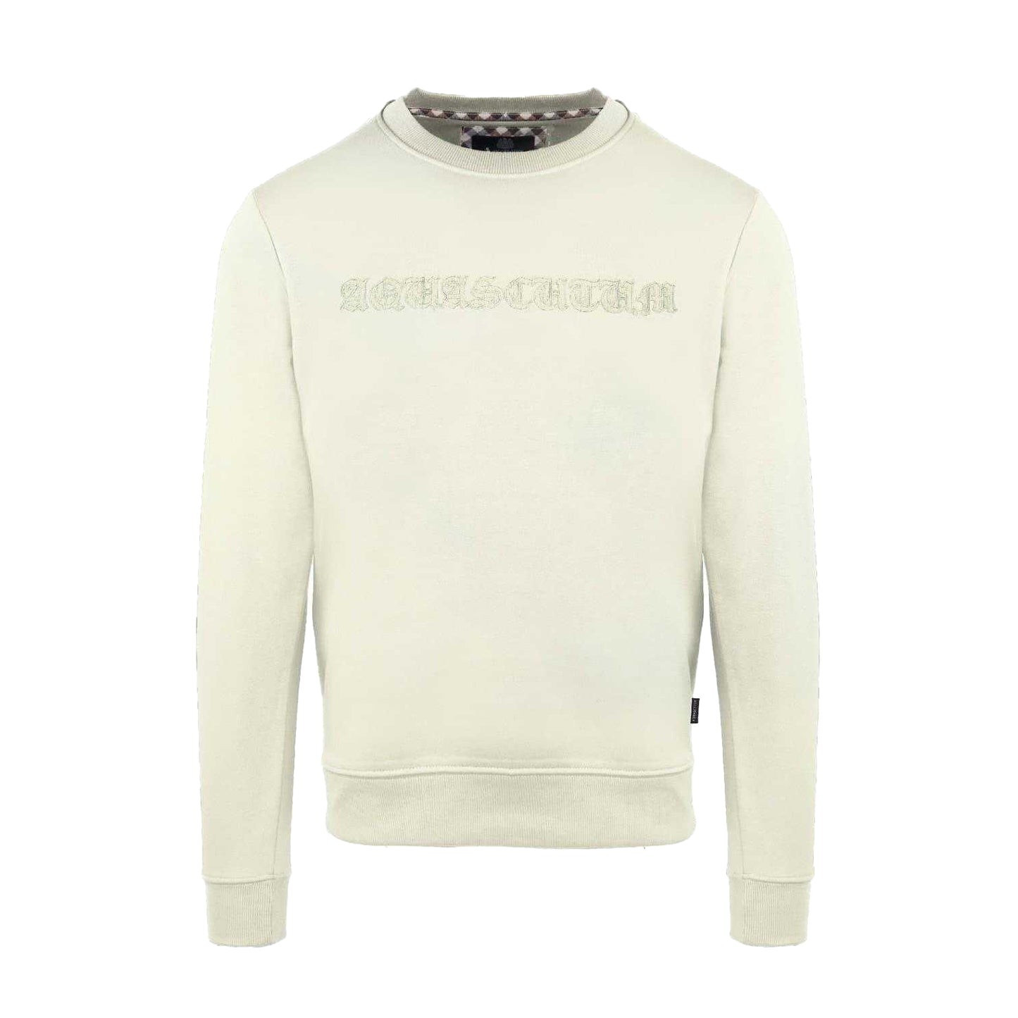 Butter - Front - Aquascutum Mens Ribbed Collar Sweatshirt