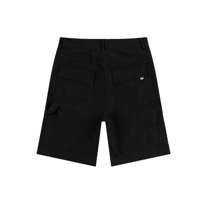 Black - Back - Pretty Green Mens Stamford Cargo Shorts