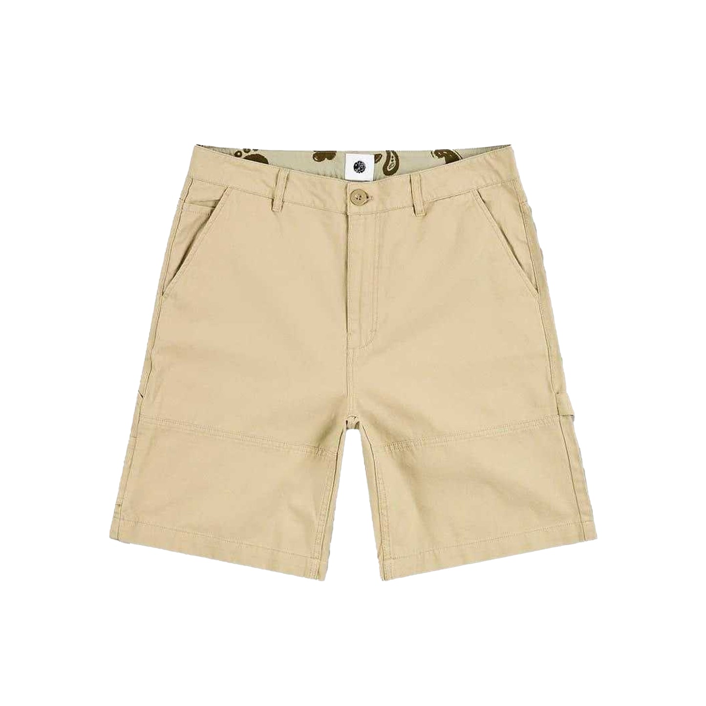 Taupe - Front - Pretty Green Mens Stamford Cargo Shorts