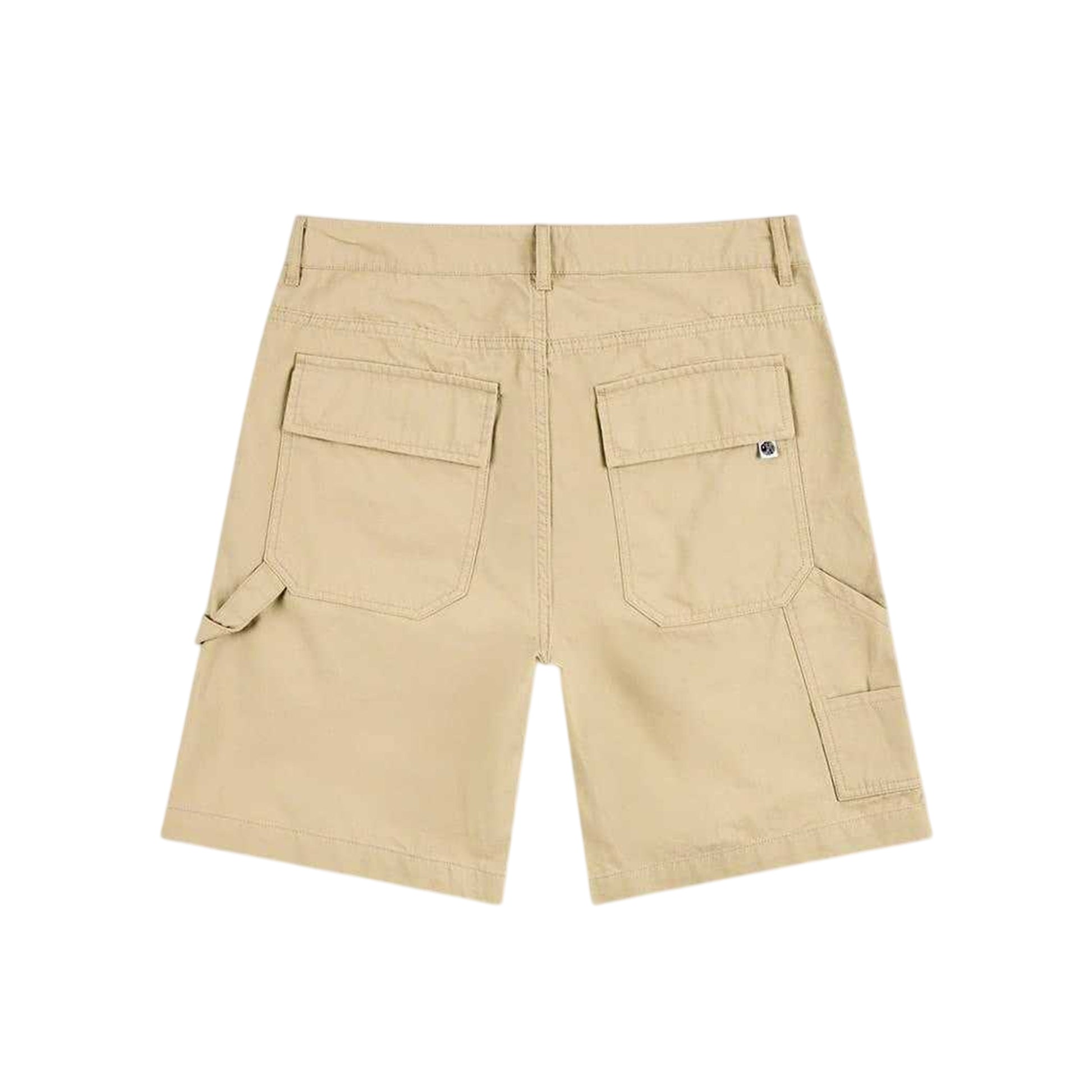 Taupe - Back - Pretty Green Mens Stamford Cargo Shorts