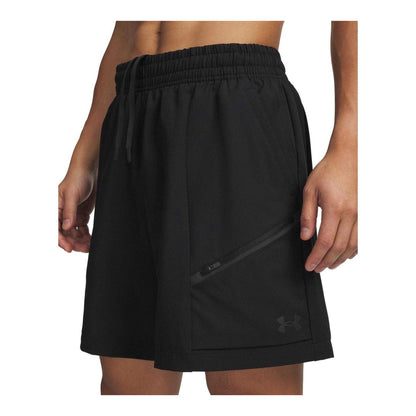 Black - Side - Under Armour Mens Woven Shorts