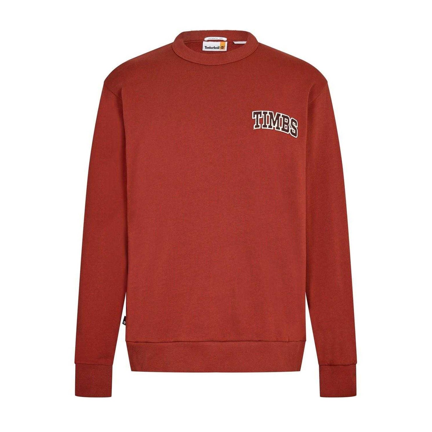 Burnt Henna - Front - Timberland Mens Tims Graphic Print Logo Sweatshirt