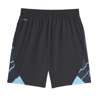Dark Navy - Back - Puma Mens CB Promo Manchester City FC Football Shorts