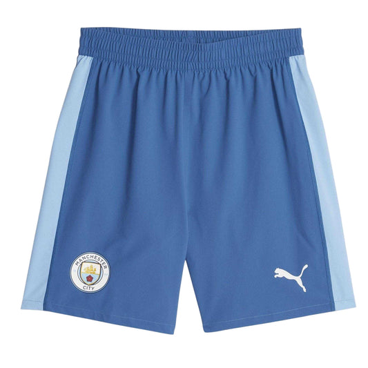 Lake Blue - Front - Puma Mens CB Promo Manchester City FC Football Shorts