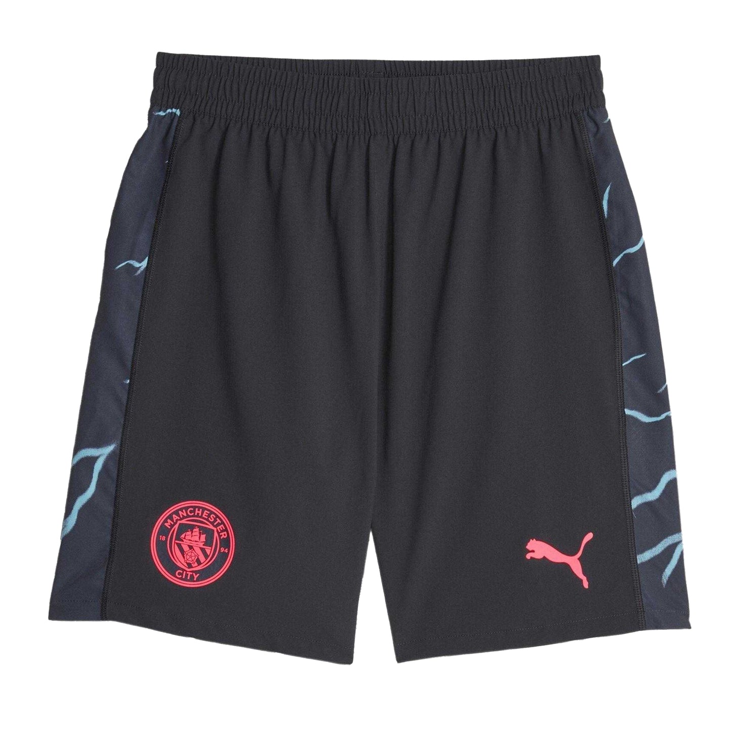 Dark Navy - Front - Puma Mens CB Promo Manchester City FC Football Shorts