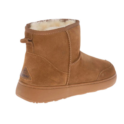 Chestnut - Pack Shot - EverAu Womens-Ladies Rosella Cow Suede Outdoor Boots