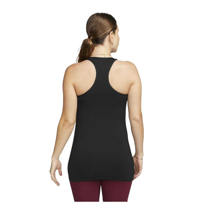 Black-White - Back - Nike Womens-Ladies Scoop Neck Tank Top