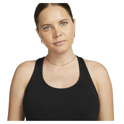 Black-White - Side - Nike Womens-Ladies Scoop Neck Tank Top