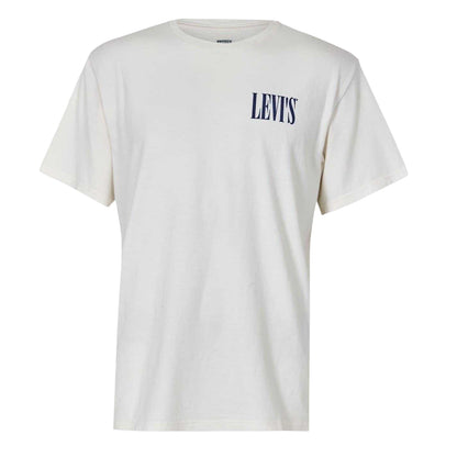 White - Front - Levis Mens Logo T-Shirt