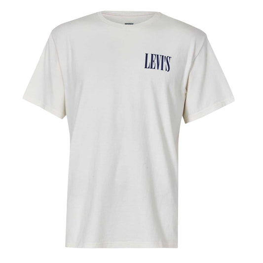White - Front - Levis Mens Logo T-Shirt