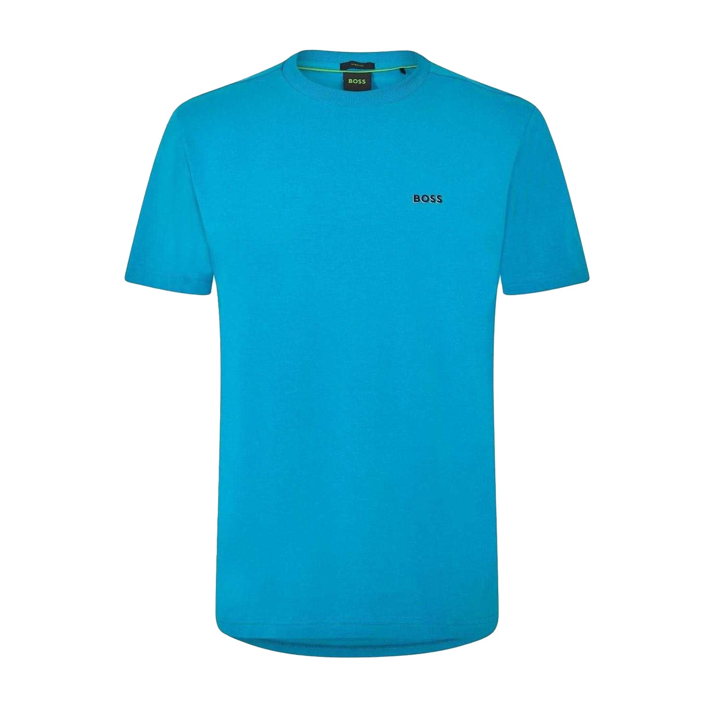 Turquoise-Aqua - Front - Boss Mens Logo Regular T-Shirt