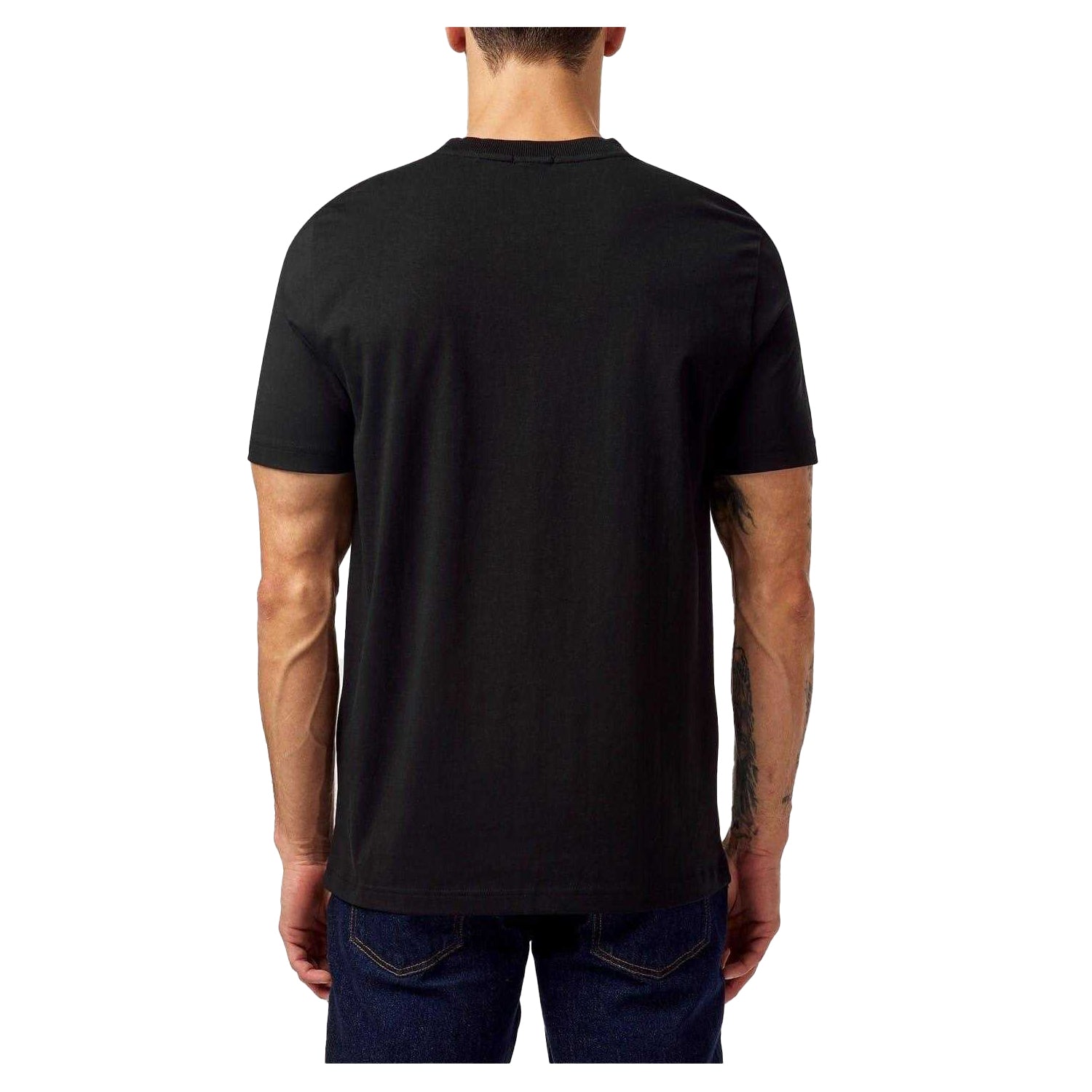 Black - Back - Boss Mens Logo Regular T-Shirt