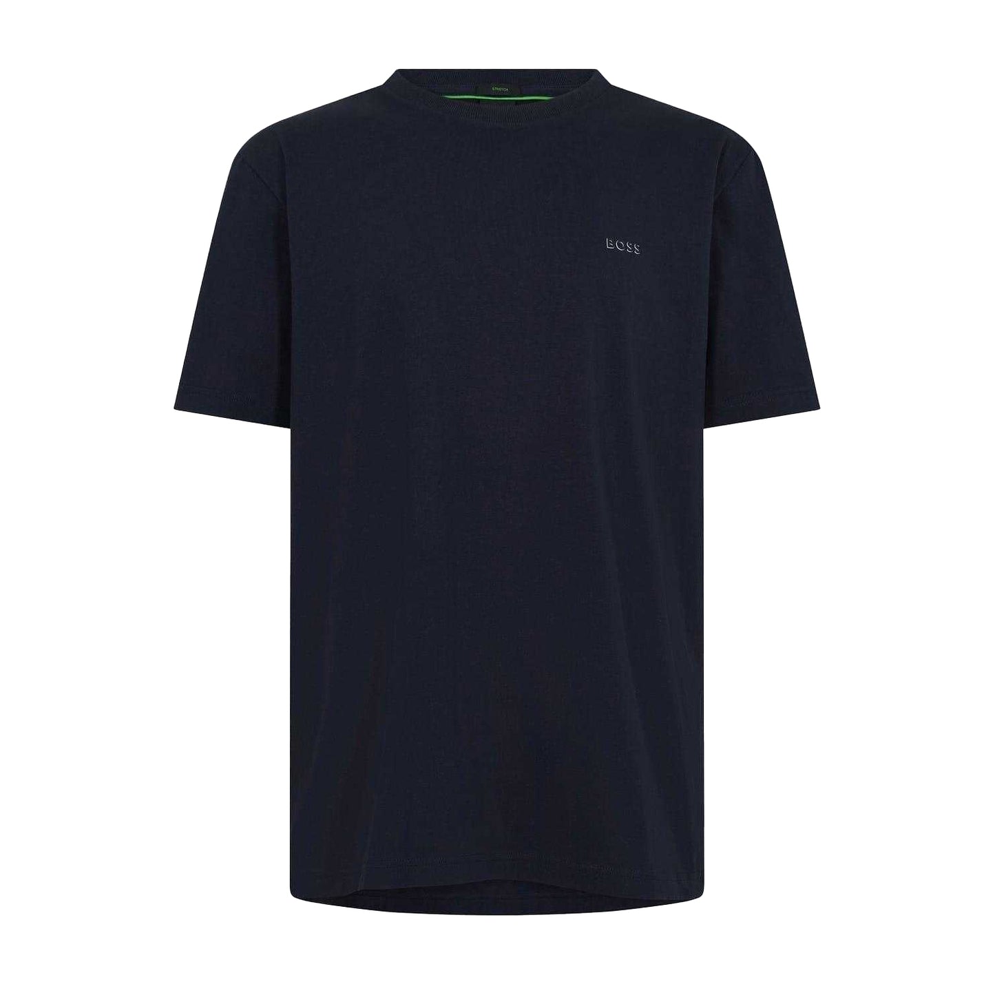 Dark Blue - Front - Boss Mens Logo Regular T-Shirt