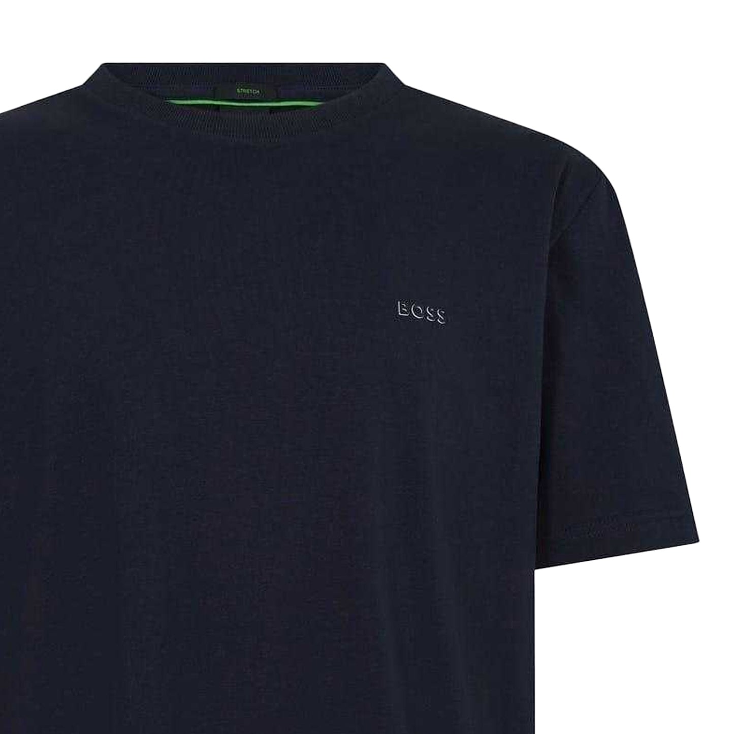 Dark Blue - Back - Boss Mens Logo Regular T-Shirt