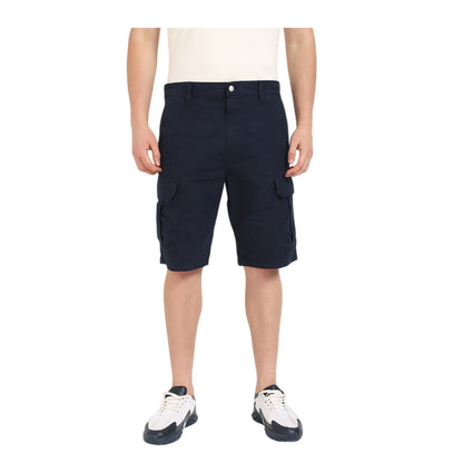 Dark Navy - Front - Tommy Jeans Mens Regular Cargo Shorts