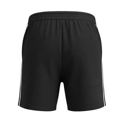 Black - Back - Boss Mens Cotton Tape Straight Shorts