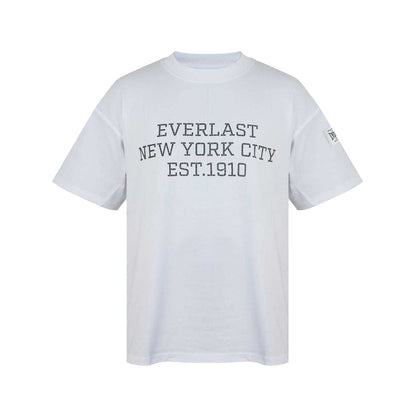 White - Front - Everlast Womens-Ladies Boyfriend T-Shirt