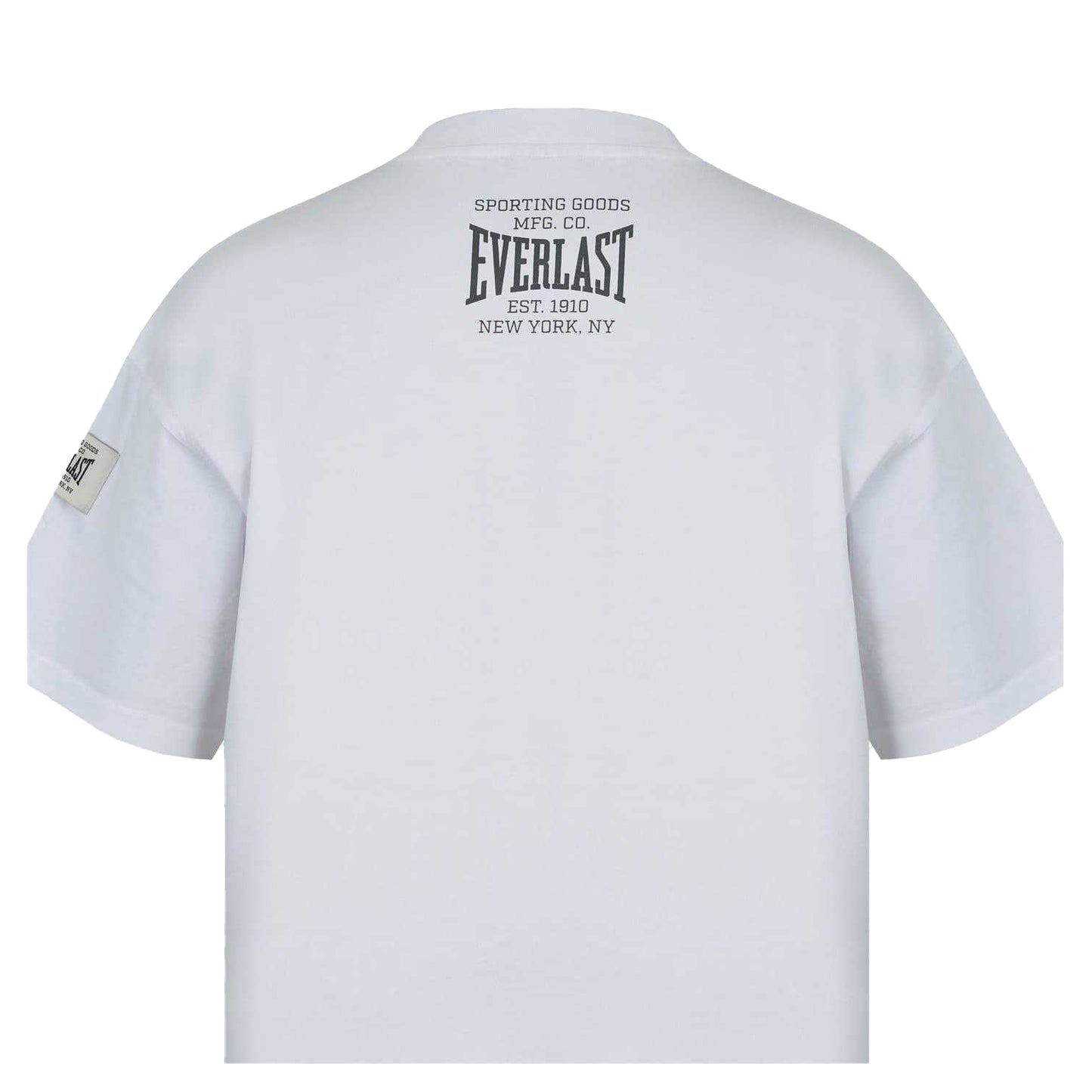 White - Side - Everlast Womens-Ladies Boyfriend T-Shirt
