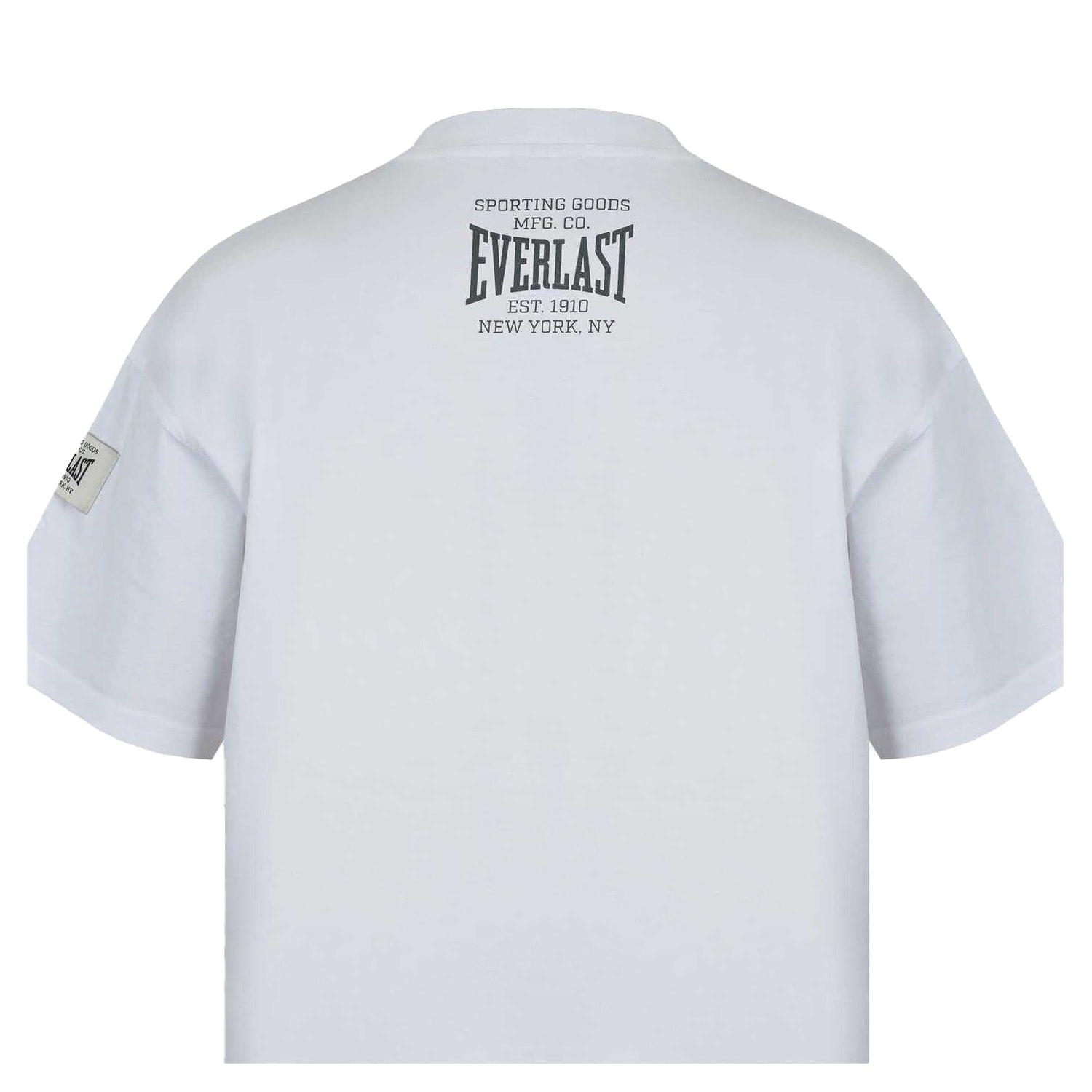 White - Side - Everlast Womens-Ladies Boyfriend T-Shirt