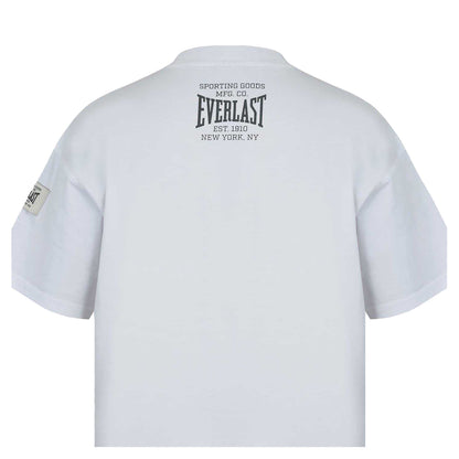 White - Side - Everlast Womens-Ladies Boyfriend T-Shirt