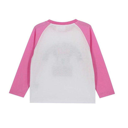 Pink - Back - Disney Baby Stitch & Angel Polyester Blend T-Shirt
