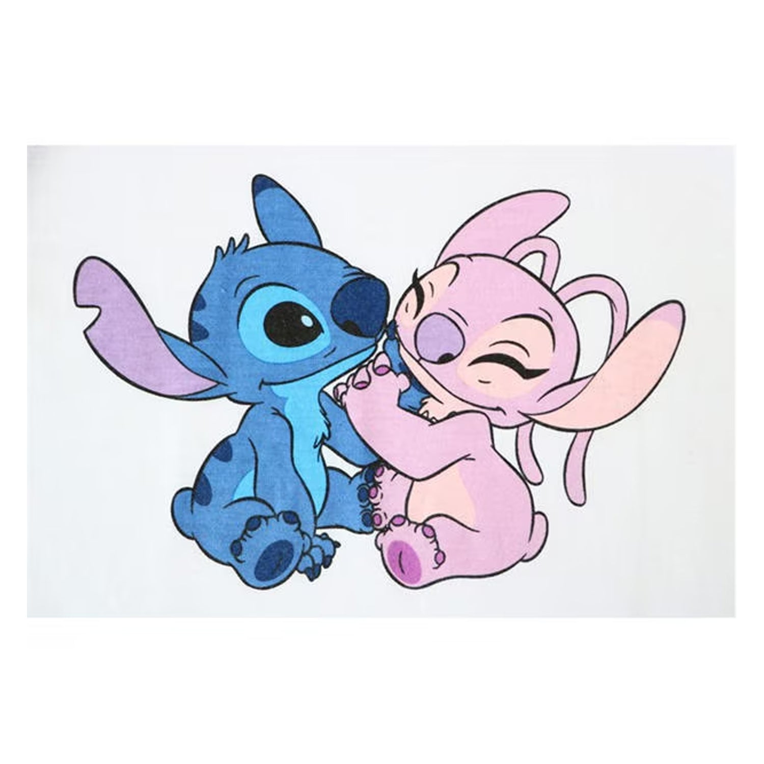 Vibrant - Side - Disney Baby Stitch & Angel Polyester Blend T-Shirt