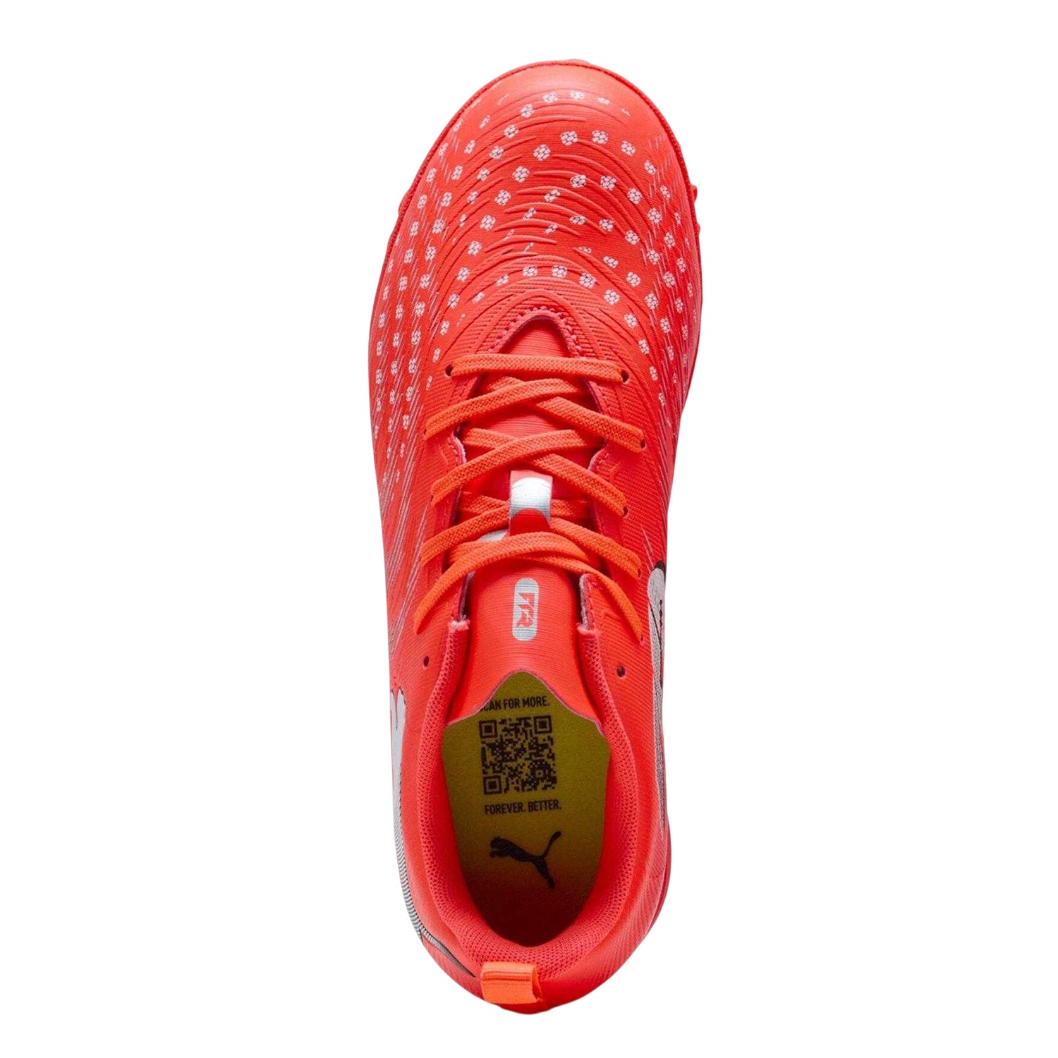 Red-Silver - Lifestyle - Puma Childrens-Kids Future 9 Play Astro Turf Trainers