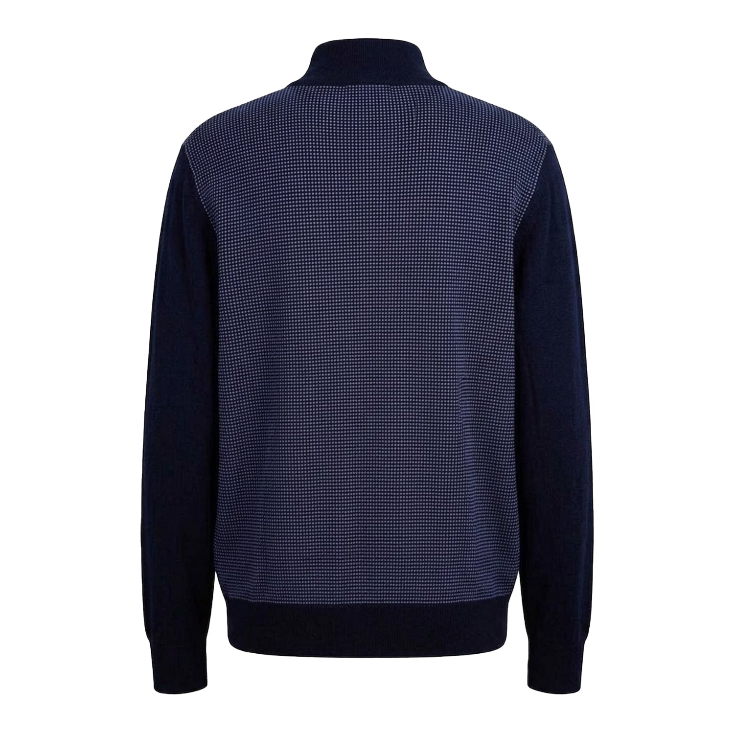 Dark Blue - Back - Boss Mens H Dambino Knitted Casual Jumper