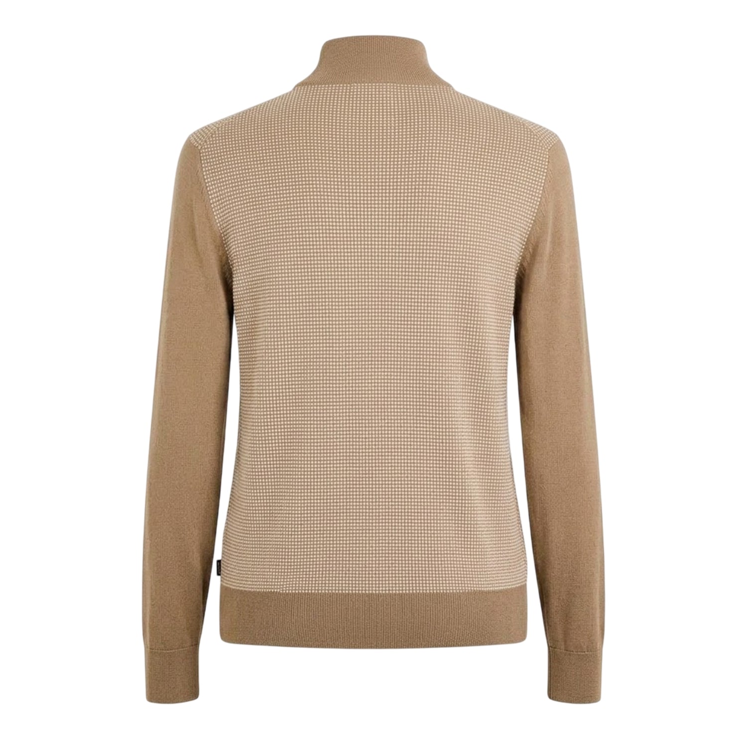 Beige - Back - Boss Mens H Dambino Knitted Casual Jumper