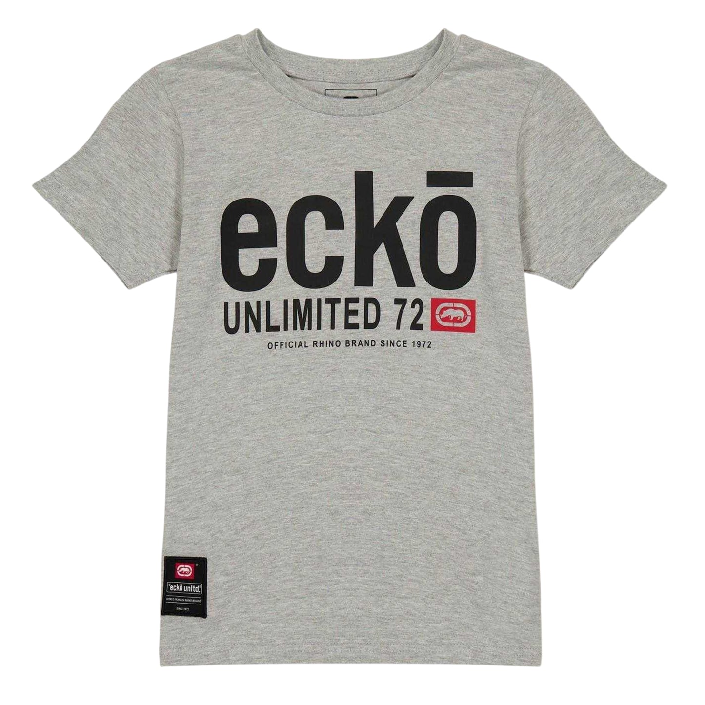 Grey - Front - Ecko Boys Unlimited T-Shirt