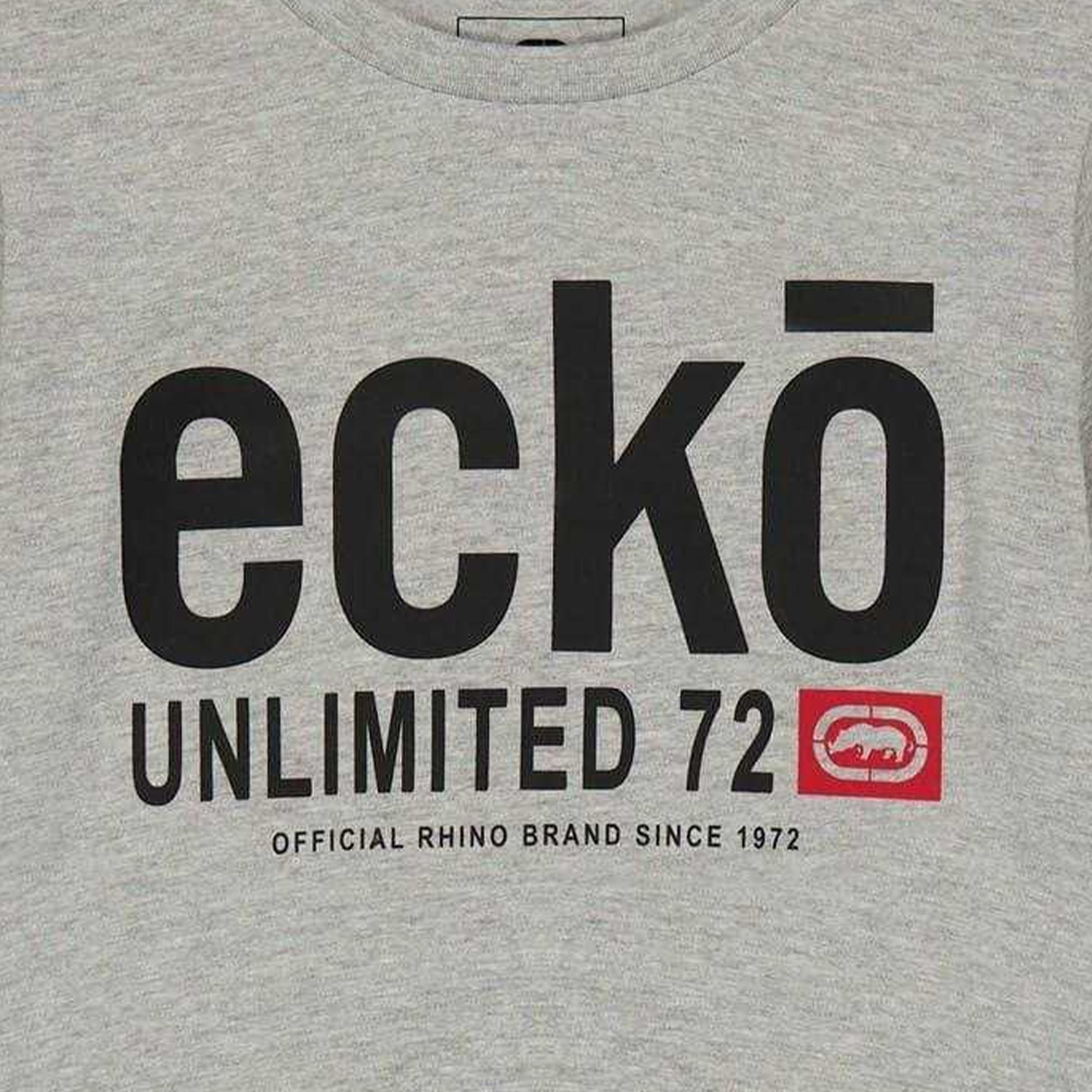 Grey - Back - Ecko Boys Unlimited T-Shirt