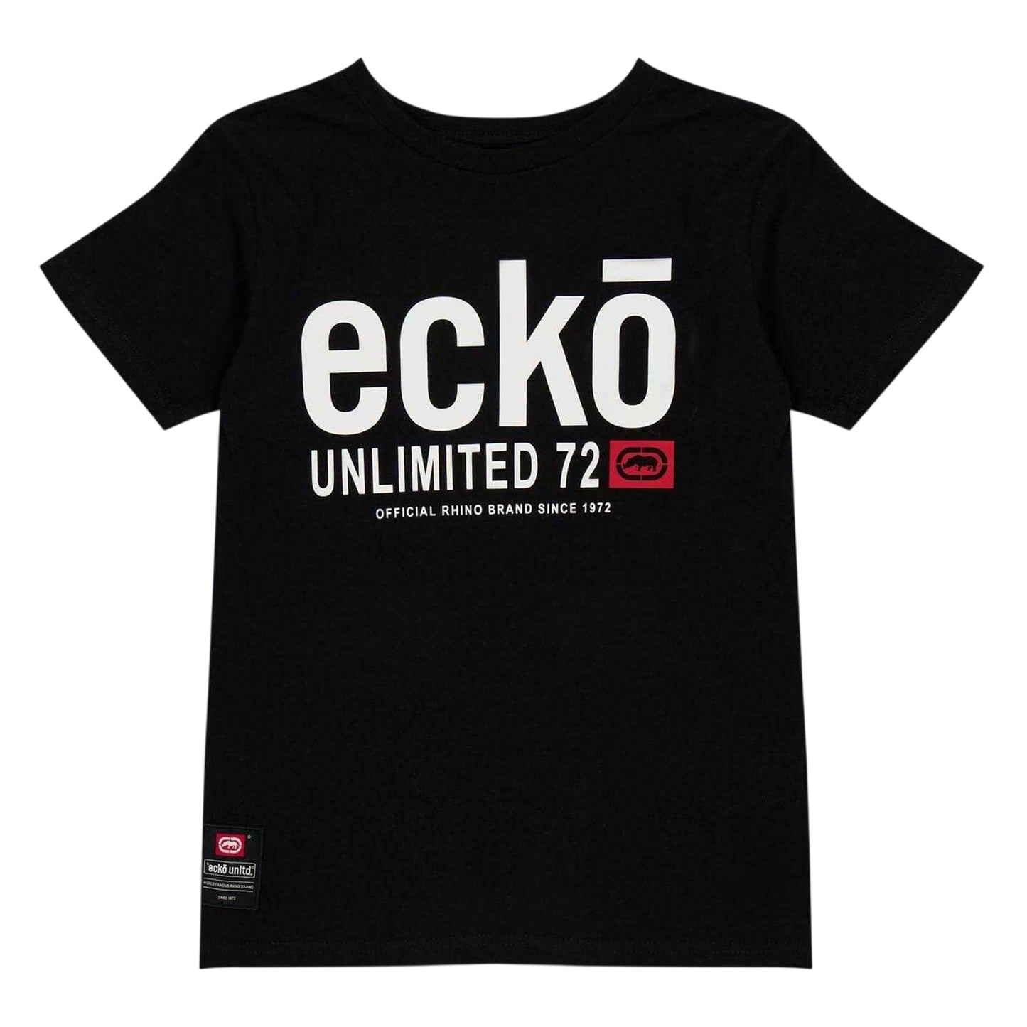 Black - Front - Ecko Boys Unlimited T-Shirt