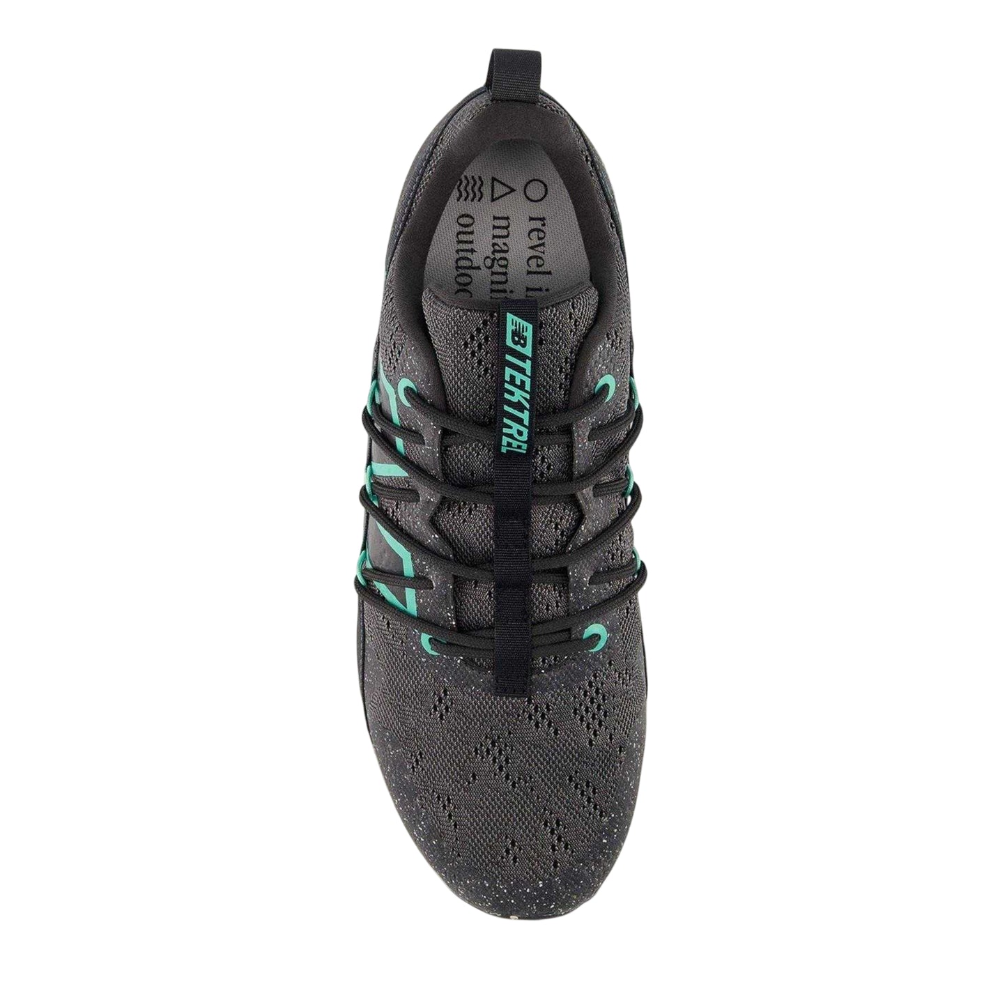 Faded Black-Deep Water - Side - New Balance Mens Tektrel Walking Shoes