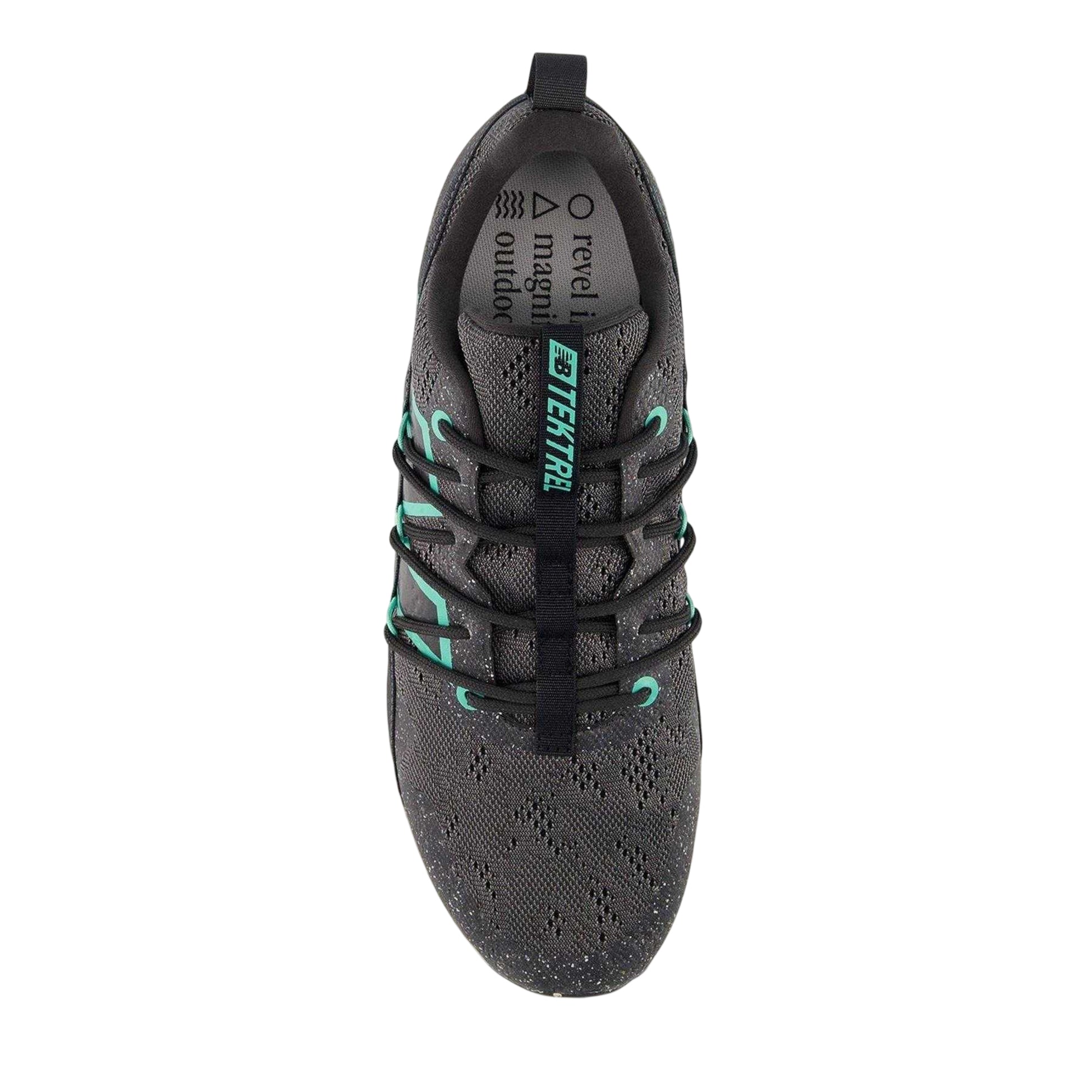 Faded Black-Deep Water - Side - New Balance Mens Tektrel Walking Shoes
