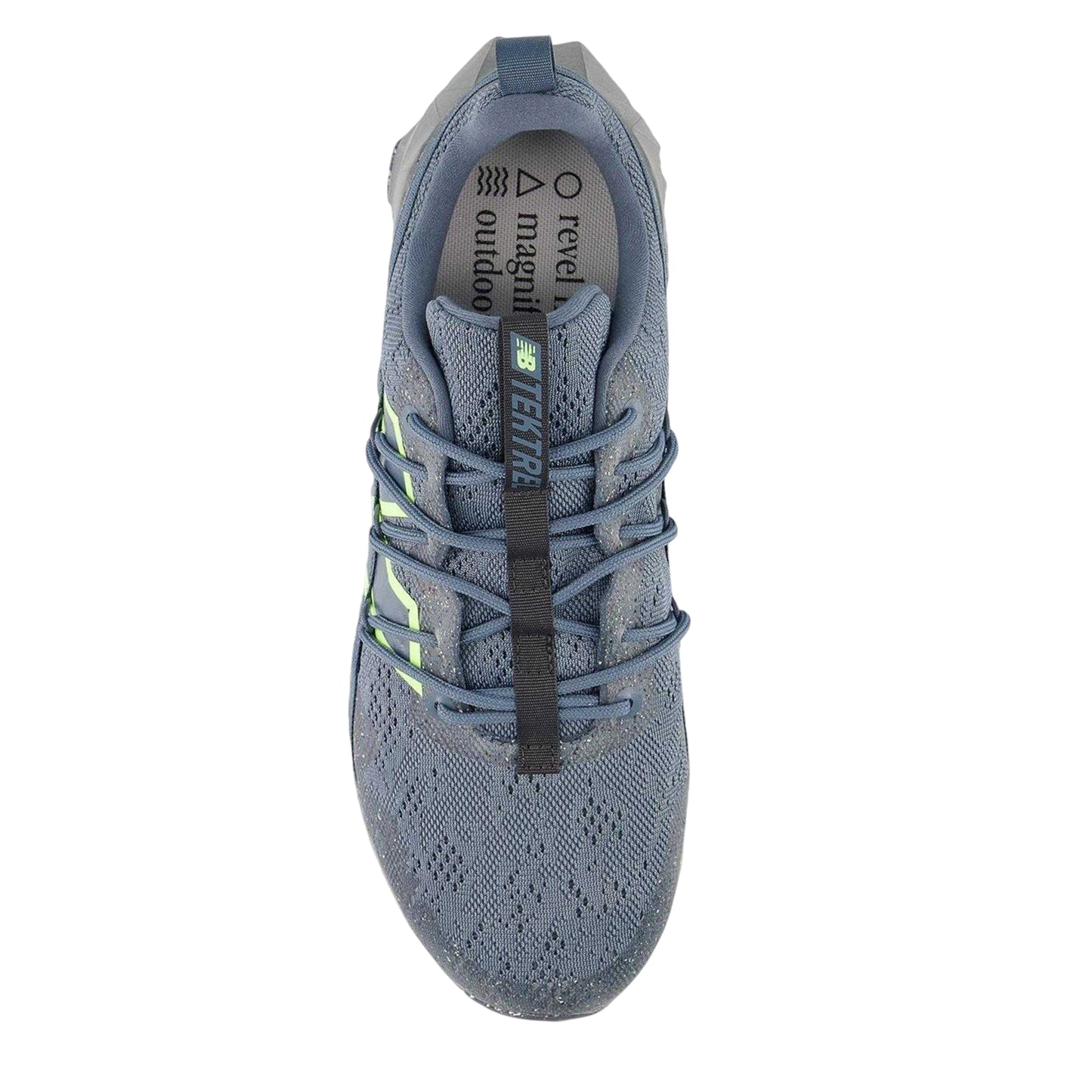Blue-Glow - Side - New Balance Mens Tektrel Walking Shoes