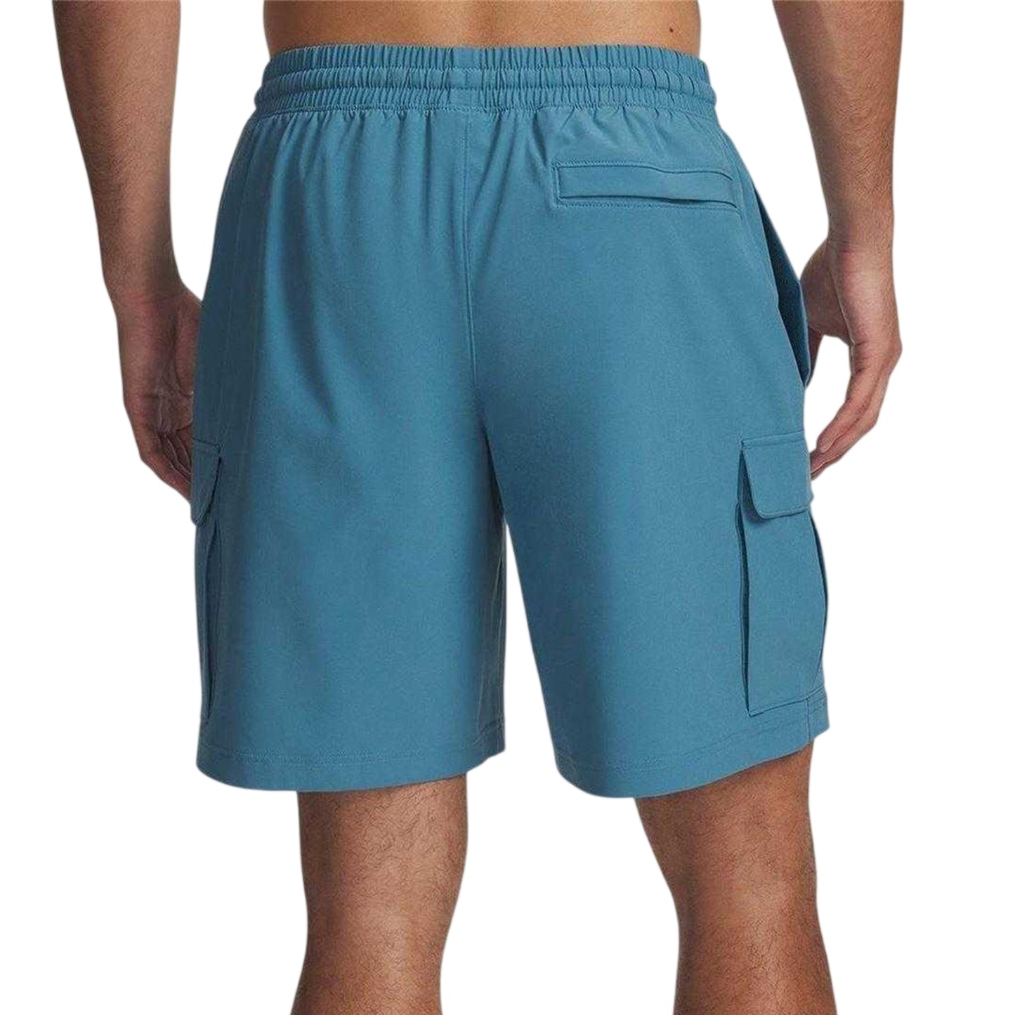 Blue-Black - Back - Under Armour Mens Vibe Woven Cargo Shorts