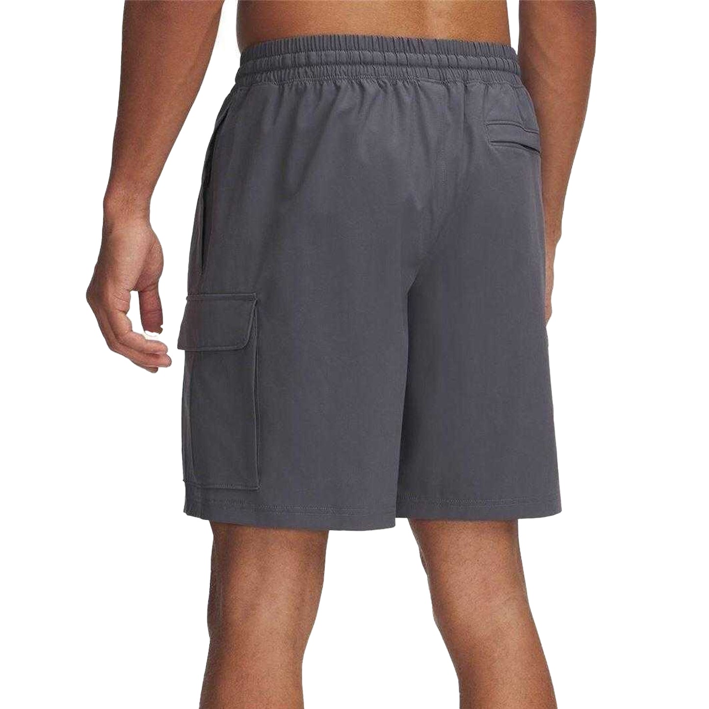 Rock-Black - Back - Under Armour Mens Vibe Woven Cargo Shorts